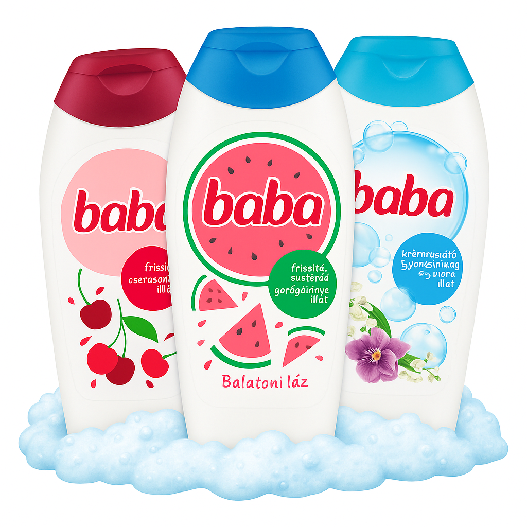 Baba Duschgel Lavendel & Vanille – 400 ml